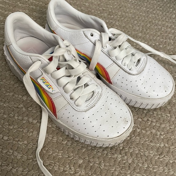 Rainbow Puma Sneakers Size 7 - Picture 2 of 8